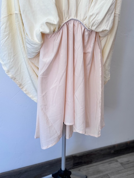 CHYRII Fashion Square Neck Long Sleeve Casual A-Line Midi Dress, Size Small - Picture 4 of 6